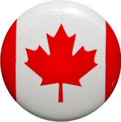 Canadian Flag buttons