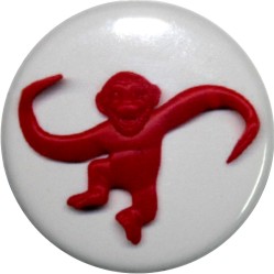 barrell f monkeys funny button